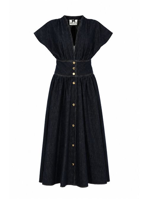 Abito lungo chemisier in denim NO SECRETS | 261NS024STONE